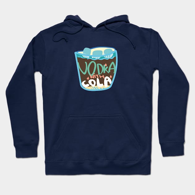 Vodka witch cola Hoodie by now83